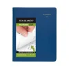 2025-2026 AT-A-GLANCE 9" x 11" Monthly Planner, Faux Leather Cover, Blue (70-250-20-25)