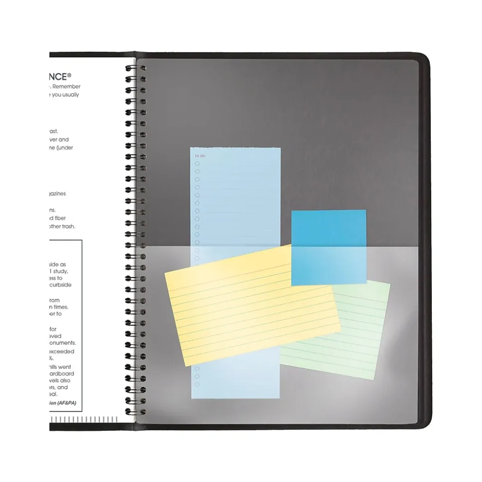 2025 AT-A-GLANCE 8.25" x 11" Weekly Appointment Book, Faux Leather Cover, Black (70-950-05-25)