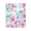 2024-2025 AT-A-GLANCE BADGE Floral 8.5" x 11" Academic Weekly & Monthly Planner, Plastic Cover, Multicolor (1710F-905A-25)