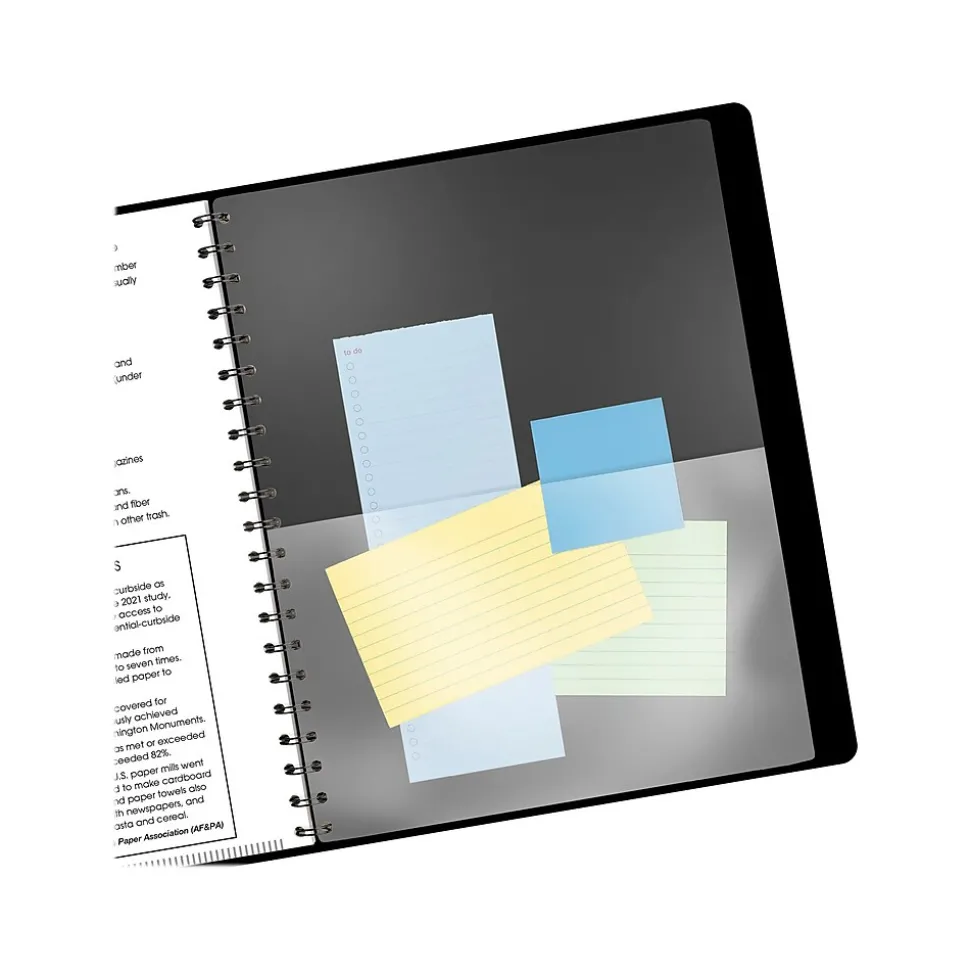 2024-2025 AT-A-GLANCE Contemporary 8.25" x 11" Academic Weekly & Monthly Planner, Faux Leather Cover, Black (70-957X-05-25)