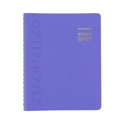 2024-2025 AT-A-GLANCE Contemporary 8.25" x 11" Academic Weekly & Monthly Planner, Faux Leather Cover, Purple (70-957X-18-25)