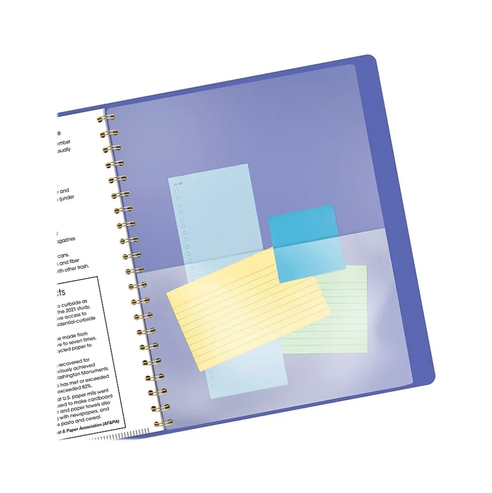 2024-2025 AT-A-GLANCE Contemporary 8.25" x 11" Academic Weekly & Monthly Planner, Faux Leather Cover, Purple (70-957X-18-25)