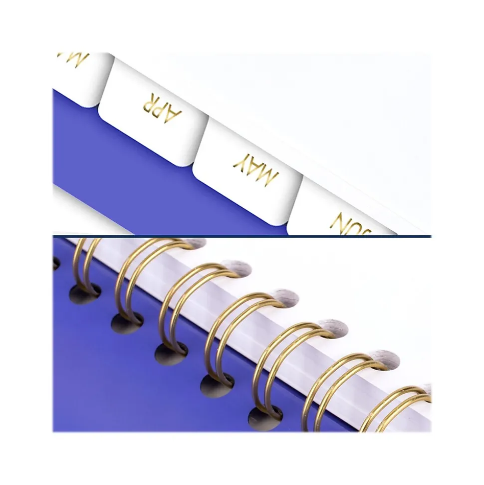 2024-2025 AT-A-GLANCE Contemporary 8.25" x 11" Academic Weekly & Monthly Planner, Faux Leather Cover, Purple (70-957X-18-25)