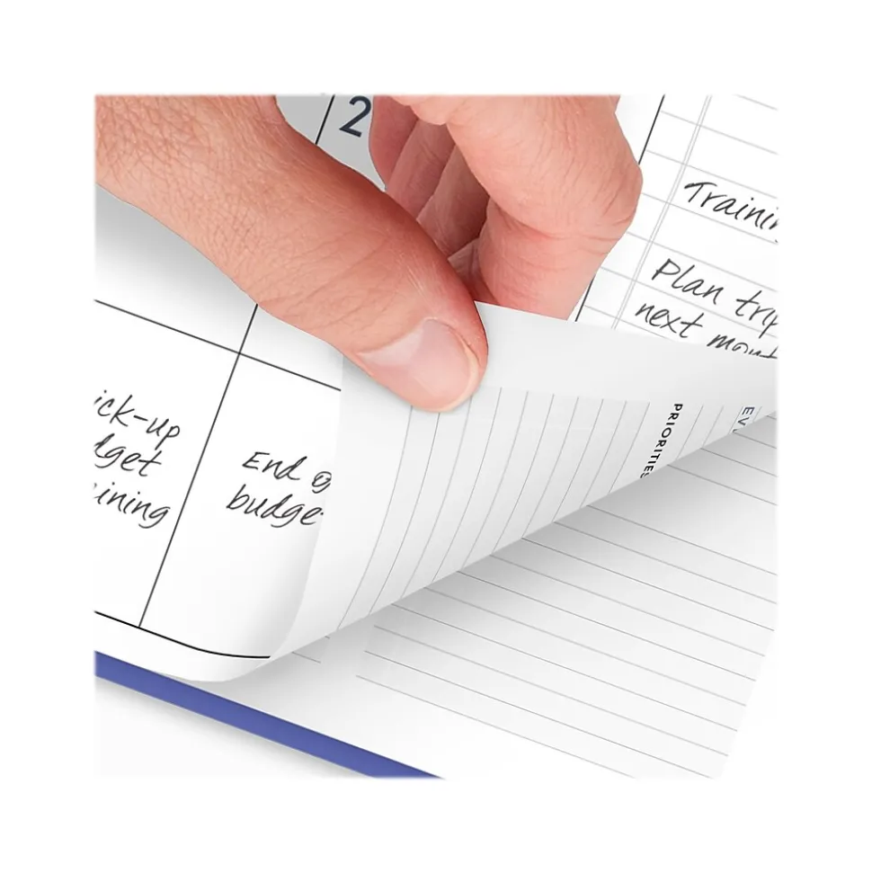 2024-2025 AT-A-GLANCE Contemporary 8.25" x 11" Academic Weekly & Monthly Planner, Faux Leather Cover, Purple (70-957X-18-25)