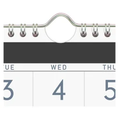 2025 AT-A-GLANCE Contemporary 12" x 27" Three-Month Wall Calendar, White/Black (PM11X-28-25)