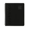 2024-2025 AT-A-GLANCE Contemporary Lite 7" x 8.75" Academic Weekly & Monthly Planner, Faux Leather Cover, Black