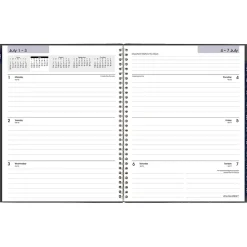 2024-2025 AT-A-GLANCE DayMinder 8.5" x 11" Academic Weekly & Monthly Planner, Poly Cover, Charcoal (AYC545-45-25)
