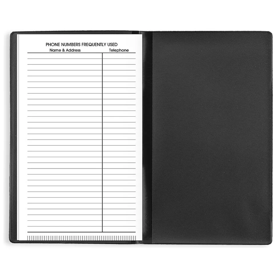 2025 AT-A-GLANCE DayMinder 3.5" x 6" Monthly Planner, Plastic Cover, Black (SK53-00-25)