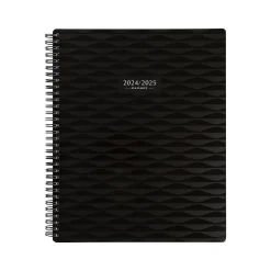2024-2025 AT-A-GLANCE Elevation 8.5" x 11" Academic Weekly & Monthly Planner, Poly Cover, Black (75-959P-05-25)