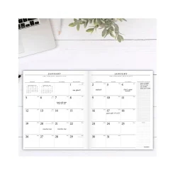 2025 AT-A-GLANCE Executive 11" x 9" Monthly Padfolio Refill, White/Black (70-909-10-25)
