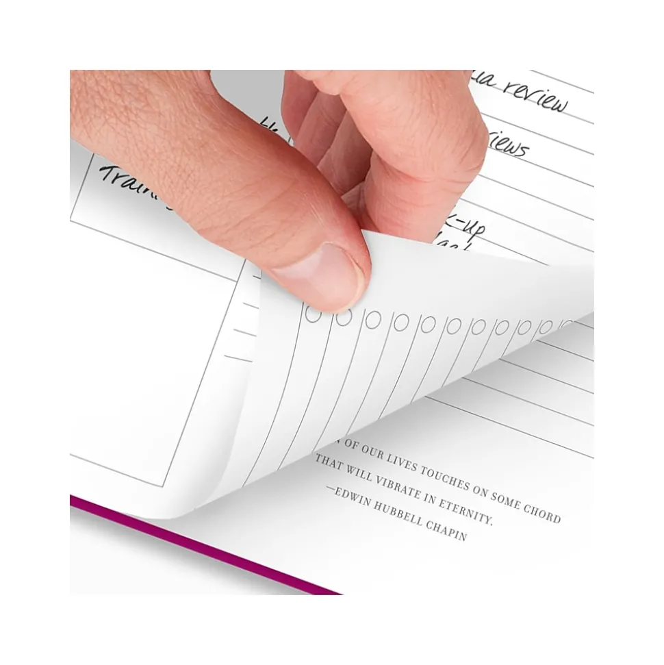 2025 AT-A-GLANCE Harmony 8.5" x 11" Weekly & Monthly Planner, Poly Cover, Beetroot (1099-905-56-25)