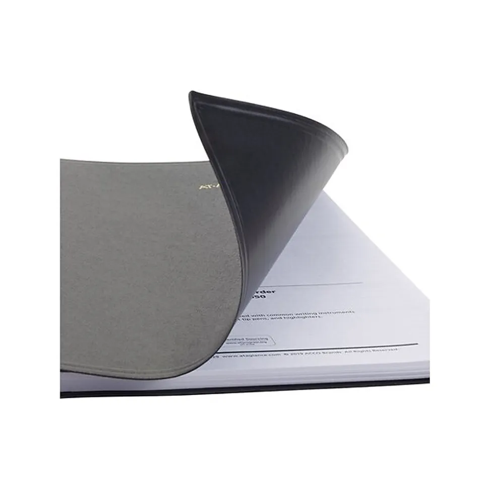 2025 AT-A-GLANCE Large Print 8.25" x 11" Weekly Appointment Book, Faux Leather Cover, Black (70-LP01-05-25)
