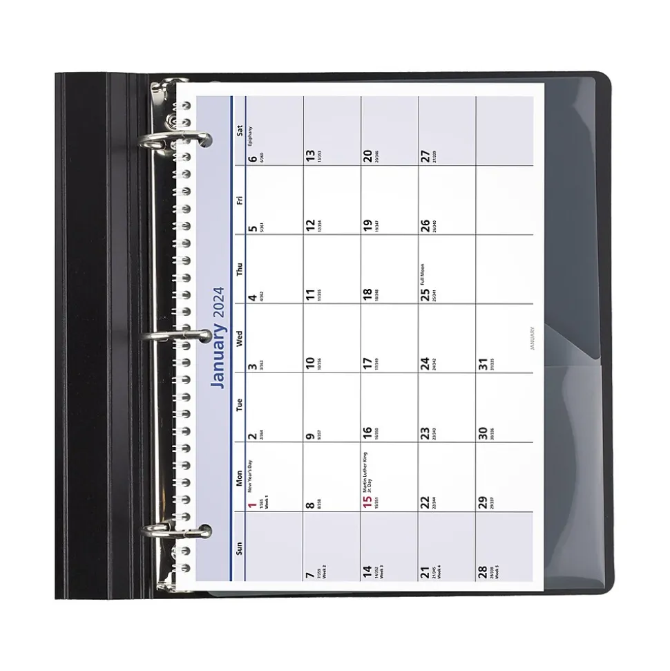 2025 AT-A-GLANCE QuickNotes 11" x 8" Monthly Desk or Wall Calendar, (PM50-28-25)
