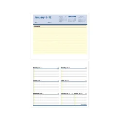 2025 AT-A-GLANCE QuickNotes Flip-A-Week 7" x 5.5" Weekly Desk Calendar Refill, Multicolor (SW706-50-25)