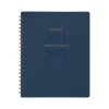 2024-2025 AT-A-GLANCE Signature 8.5" x 11" Academic Weekly & Monthly Planner, Faux Leather Cover, Navy (YP905A-20-25)