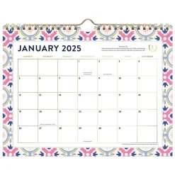 2025 AT-A-GLANCE Simplified by Emily Ley Tile 11" x 8.5" Monthly Wall Calendar (EL35-709-25)