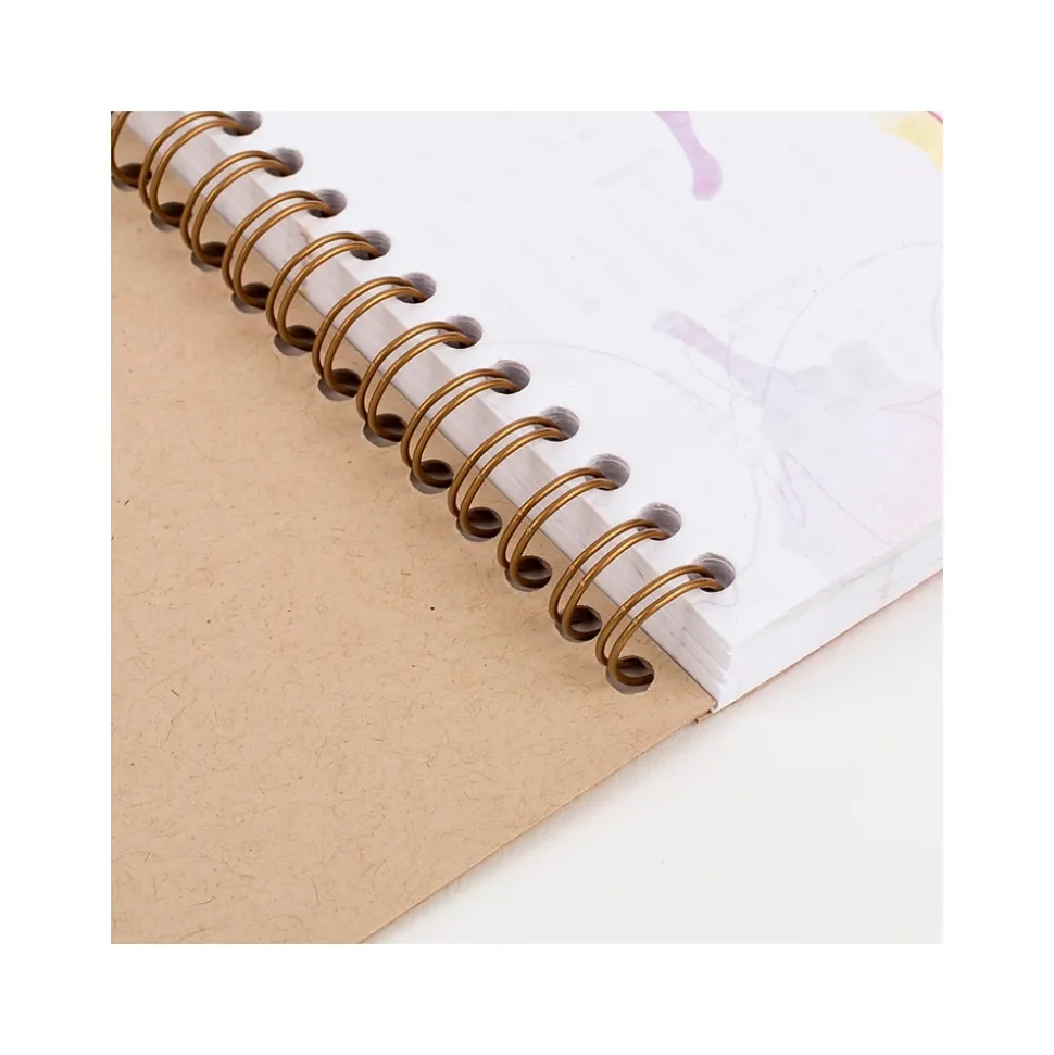 2025 AT-A-GLANCE Watercolors 8.5" x 11" Weekly & Monthly Planner, Paper Cover, Multicolor (791-905G-25)