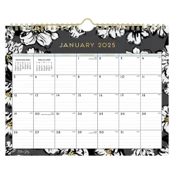 2025 Blue Sky Baccara Dark 11" x 8.75" Monthly Wall Calendar (116052-25)