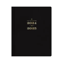 2024-2025 Blue Sky Day Designer 8" x 10" Academic Weekly & Monthly Planner, Black (144874)
