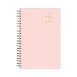 2024-2025 Blue Sky Day Designer Blush 5" x 8" Academic Weekly & Monthly Planner, Plastic Cover, Pink (150138)