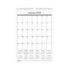 2025 Blue Sky Enterprise 12" x 17" Monthly Wall Calendar, White/Gray (117373-25)