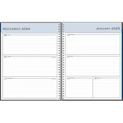 2025 Blue Sky Passages 8.5" x 11" Weekly & Monthly Planner, Plastic Cover, Charcoal Gray (100008-25)