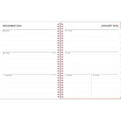 2025 Blue Sky Quilted Garden 8.5" x 11" Weekly & Monthly Planner, Plastic Cover, Multicolor (152481)