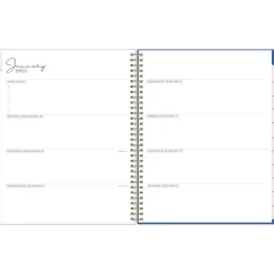 2025 Blue Sky Rachel Parcell Tressa 8.5" x 11" Weekly & Monthly Planner, Plastic Cover, Multicolor (151193)