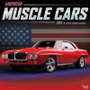 2025 BrownTrout American Muscle Cars 12" x 12" Monthly Square Wall Calendar (9781975479640)