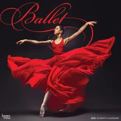 2025 BrownTrout Ballet 12" x 12" Monthly Square Wall Calendar (9781975474485)