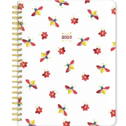 2025 BrownTrout Busy Bees 6" x 7.75" Weekly Desk Planner, Paper Cover, Multicolored (9781975478438)