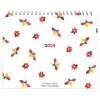 2025 BrownTrout Busy Bees 7.5" x 6" Monthly Double-View Easel Desk Calendar (9781975478452)
