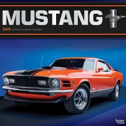 2025 BrownTrout Ford Mustang 12" x 12" Monthly Wall Calendar (9781975479732)