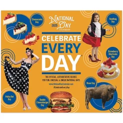 2025 BrownTrout National Day 6" x 5" Day-to-Day Desktop Box Calendar (9781975479367)