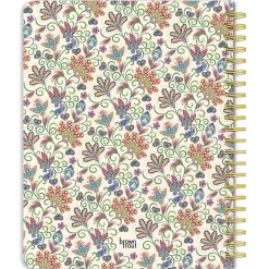 2025 BrownTrout Tuscan Delight 6" x 7.75" Weekly Desk Planner, Paper Cover, Multicolored (9781975480615)