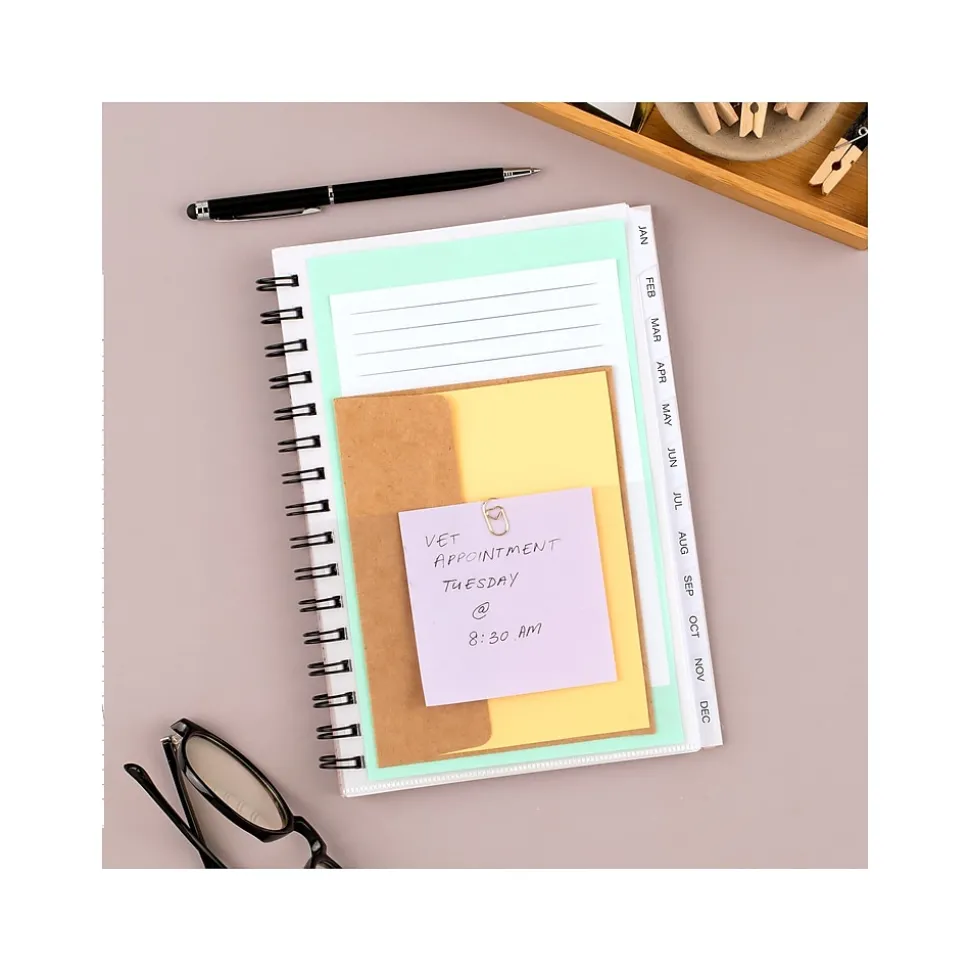 2025 Cambridge Alicia 5.5" x 8.5" Weekly & Monthly Planner, Poly Cover, Pink/Black (1726-200-25)