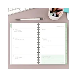2025 Cambridge Ombre 5.5" x 8.5" Weekly & Monthly Planner, Poly Cover, Multicolor (1731-200-25)