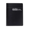 2025 House of Doolittle 5" x 8" Daily Appointment Book, Faux Leather Cover, Black (28802-25)