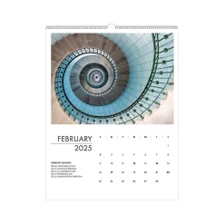 2025 House of Doolittle Abstract Architecture 11" x 14" Monthly Wall Calendar (315-25)