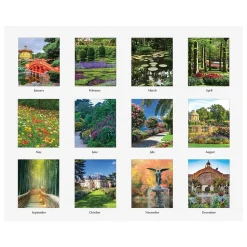 2025 House of Doolittle Earthscapes Gardens 8.5" x 4.25" Monthly Desk Calendar (309-25)