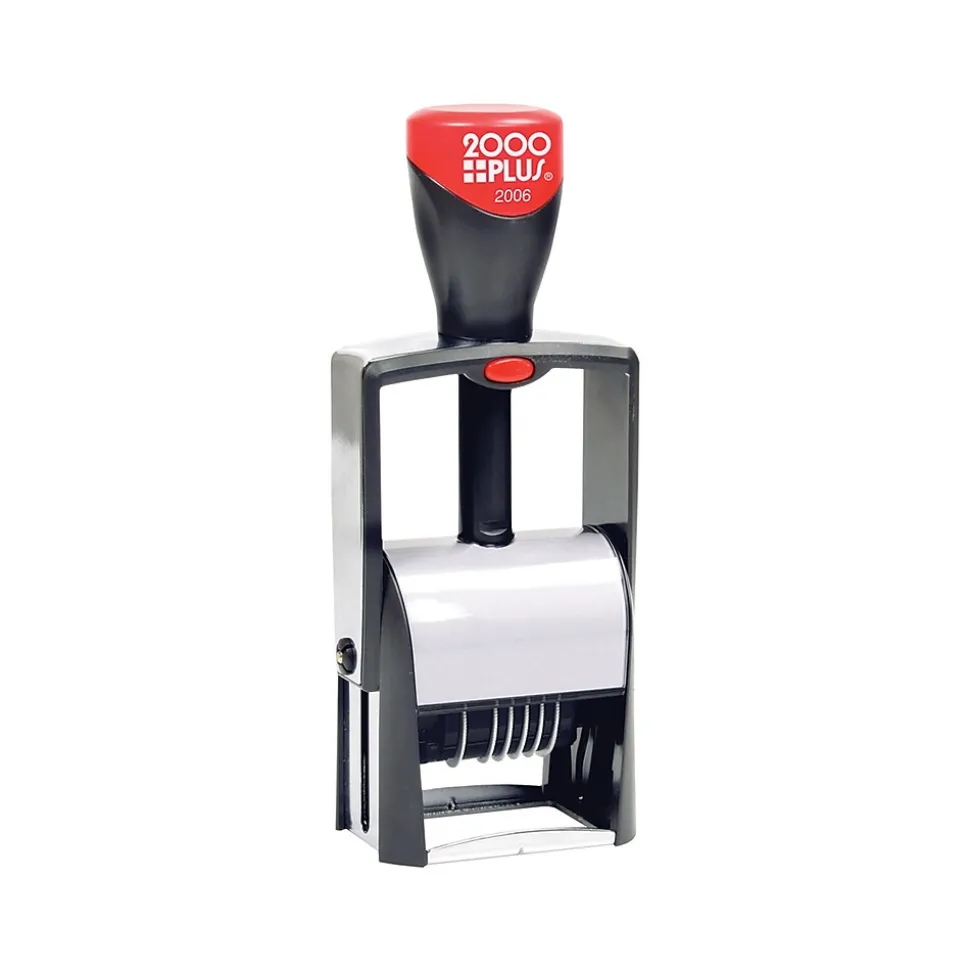 2000 Plus Classic Line 2006 Numbering Stamp, "6-Band", Black Ink (011234)