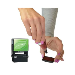 2000 Plus Green Line Printer 20 Pre-Inked Stamp, RECEIVED, Red Ink (098372)