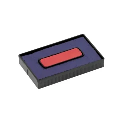 2000 PLUSFelt Replacement Ink Pad for 2000 PLUS Economy Message Dater, Red/Blue (COS061797)
