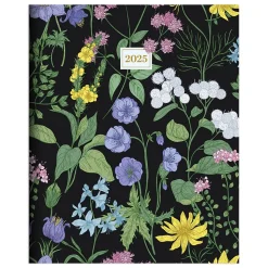 2025 TF Publishing 6.5" x 8" Monthly Planner, Paperboard Cover, Garden Blooms (25-4210)