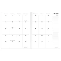 2025 TF Publishing 6.5" x 8" Monthly Planner, Paperboard Cover, Grey Forest (25-4212)
