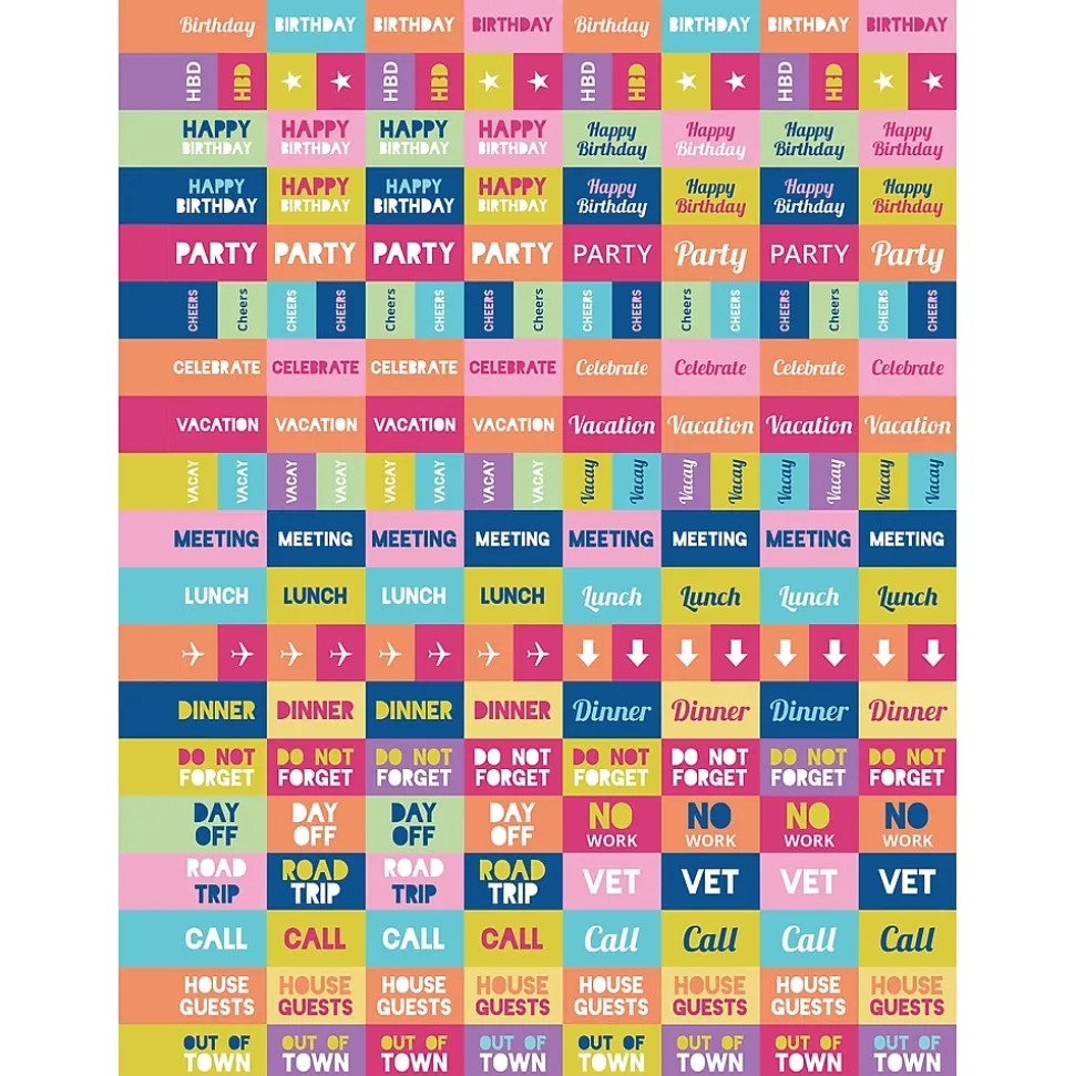 2025 TF Publishing Cobalt Dots 9" x 11" Weekly & Monthly Planner, Paperboard Cover, Multicolored (25-9712)