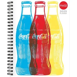 2025 TF Publishing Coca-Cola 6.5" x 8" Weekly & Monthly Planner, Paperboard Cover, Multicolor (25-9226)