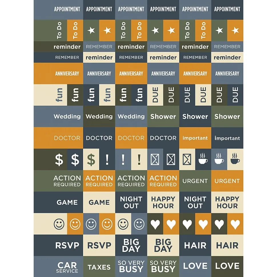 2025 TF Publishing Element Layers 6.5" x 8" Weekly & Monthly Planner, Paperboard Cover, Multicolor (25-9204)