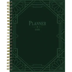 2025 TF Publishing Emerald Edition 6.5" x 8" Weekly & Monthly Planner, Paperboard Cover, Multicolor (25-9220)