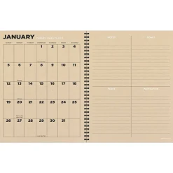 2025 TF Publishing Geometric 9" x 11" Weekly & Monthly Planner, Paperboard Cover, Multicolored (25-9702)